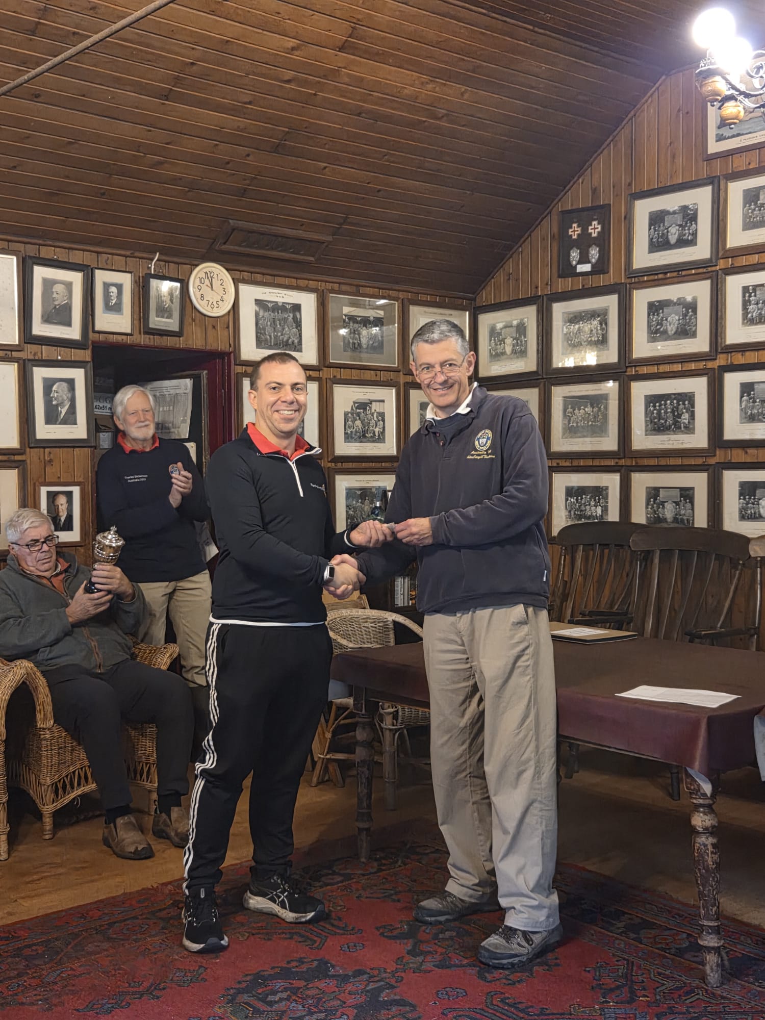 Ashley Abrahams wins the Donegall Badge